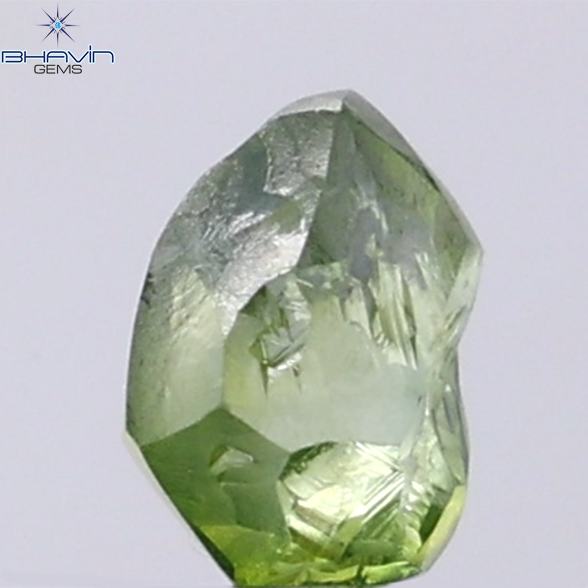 0.49 CT ラフシェイプ ナチュラル ダイヤモンド ピンク色 I3 クラリティ (4.90 MM)