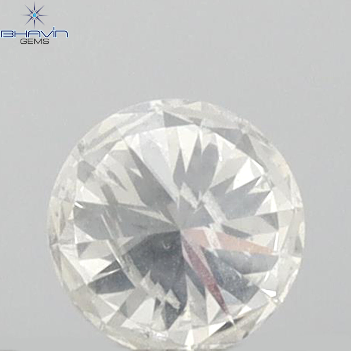 0.21 CT ラウンドシェイプ 天然ルースダイヤモンド ホワイトカラー I1 クラリティ (3.97 MM)