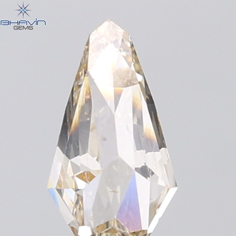 1.01 CT Shield Natural Brown Diamond SI2 Clarity (8.82 MM)