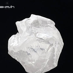 0.87 CT Rough Shape Natural Diamond White Color SI1 Clarity (6.00 MM)