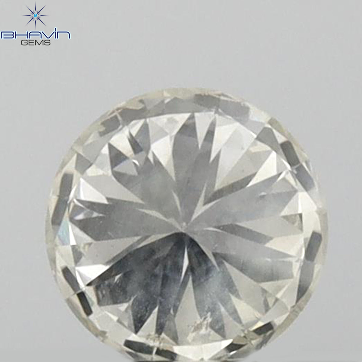 0.40 CT ラウンドシェイプ 天然ルースダイヤモンド ホワイトカラー SI2 クラリティ (4.68 MM)
