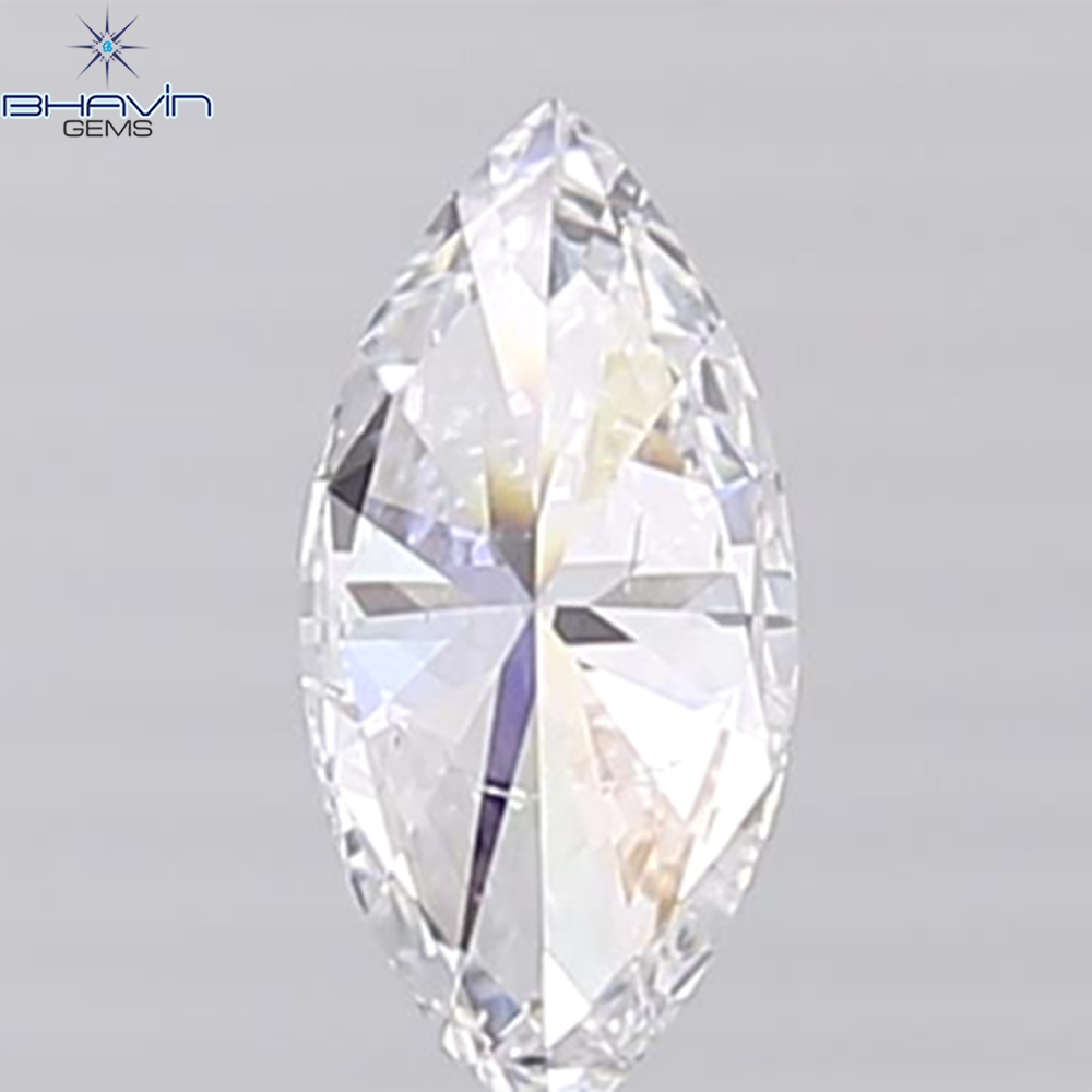 0.37 CT Marquise Shape Natural Loose Diamond White Color SI2 Clarity (7.62 MM)