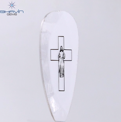 1.24 CT Lab Grown Slice (Cross) Diamond White Color Clarity VS (19.05 MM)