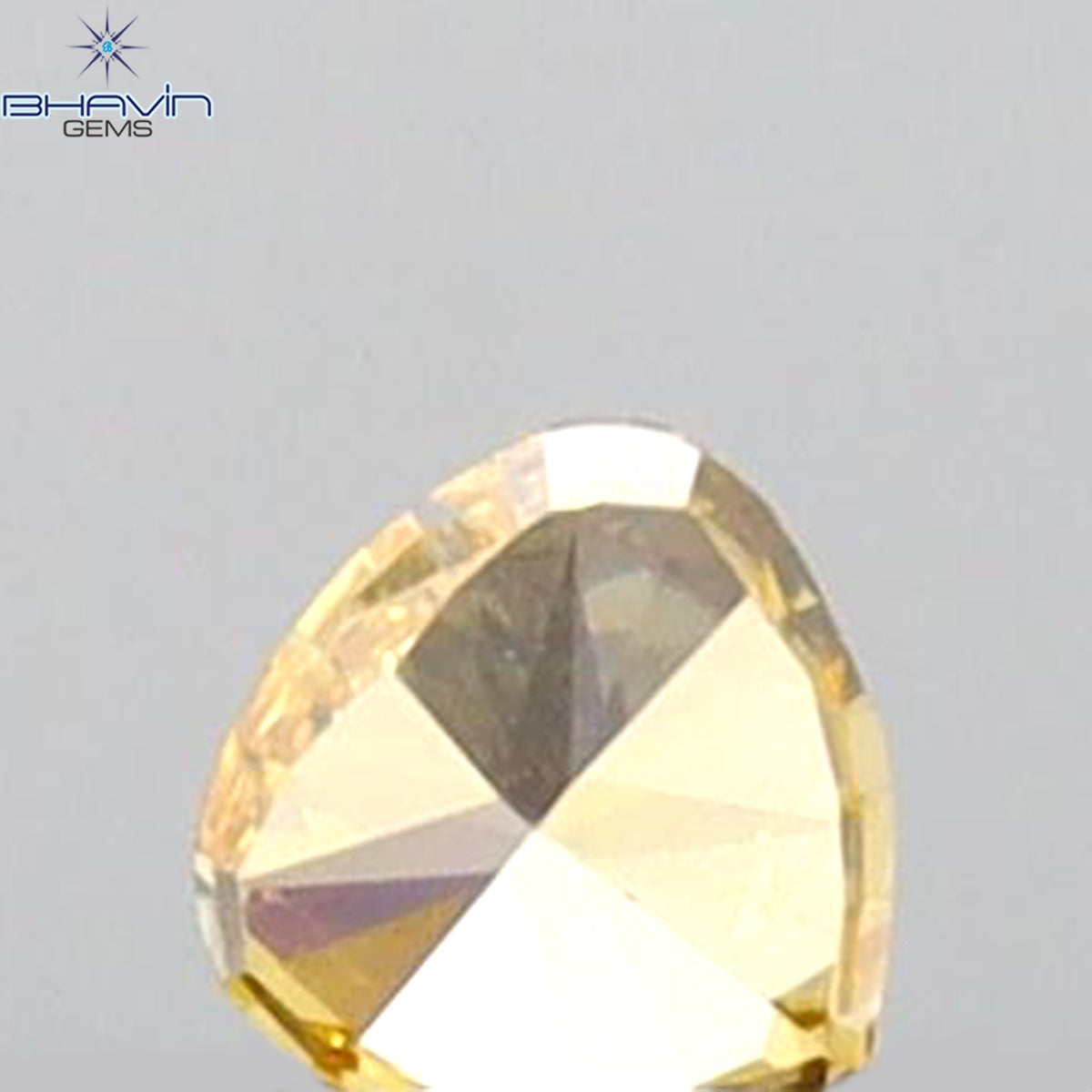 0.15 CT ハート シェイプ ナチュラル ダイヤモンド レッド ブラウン カラー SI1 クラリティ (4.76 MM)