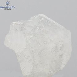 1.84 CT Rough Shape Natural Diamond White Color I1 Clarity (8.08 MM)