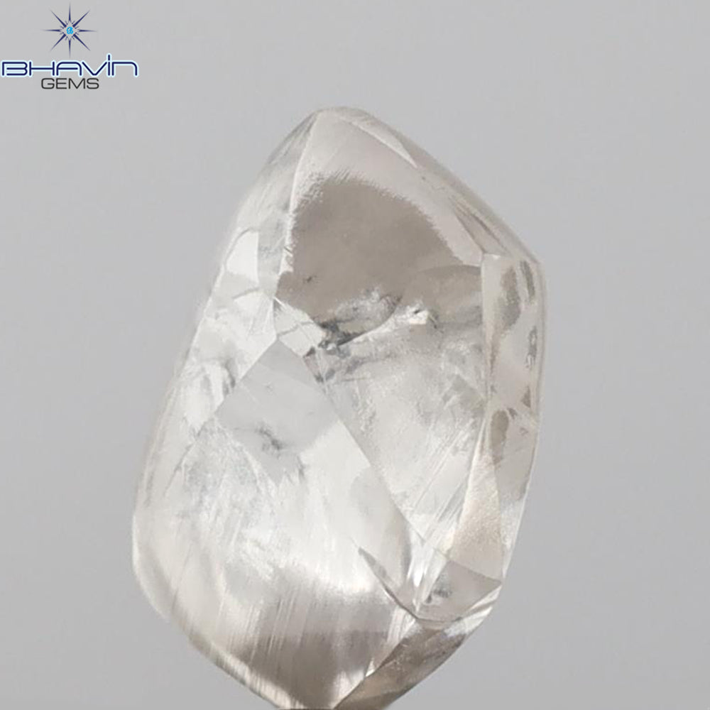 2.66 CT CT Rough Shape Natural Diamond Brown Color SI1 Clarity (9.17 MM)