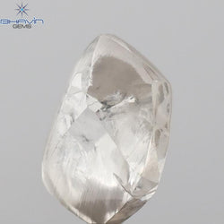 2.66 CT CT Rough Shape Natural Diamond Brown Color SI1 Clarity (9.17 MM)