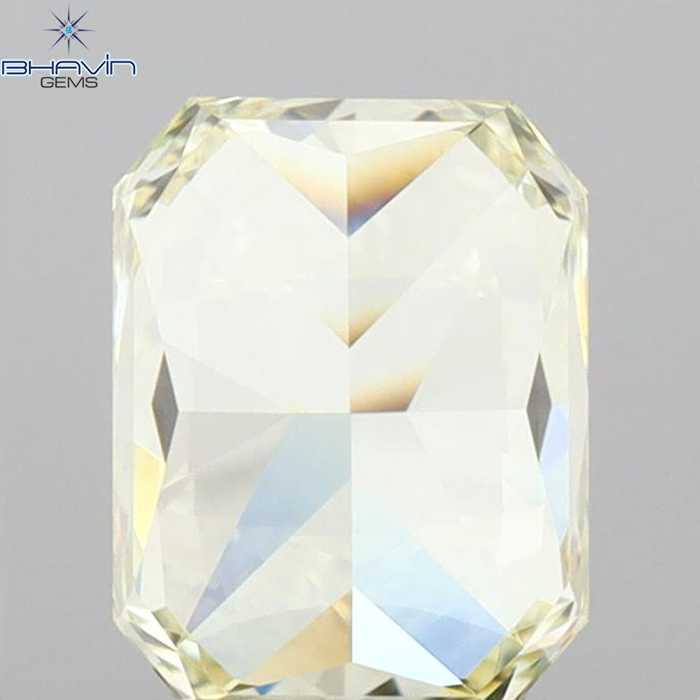0.58 CT ラディアント シェイプ ナチュラル ダイヤモンド ホワイト カラー SI1 クラリティ (4.79 MM)