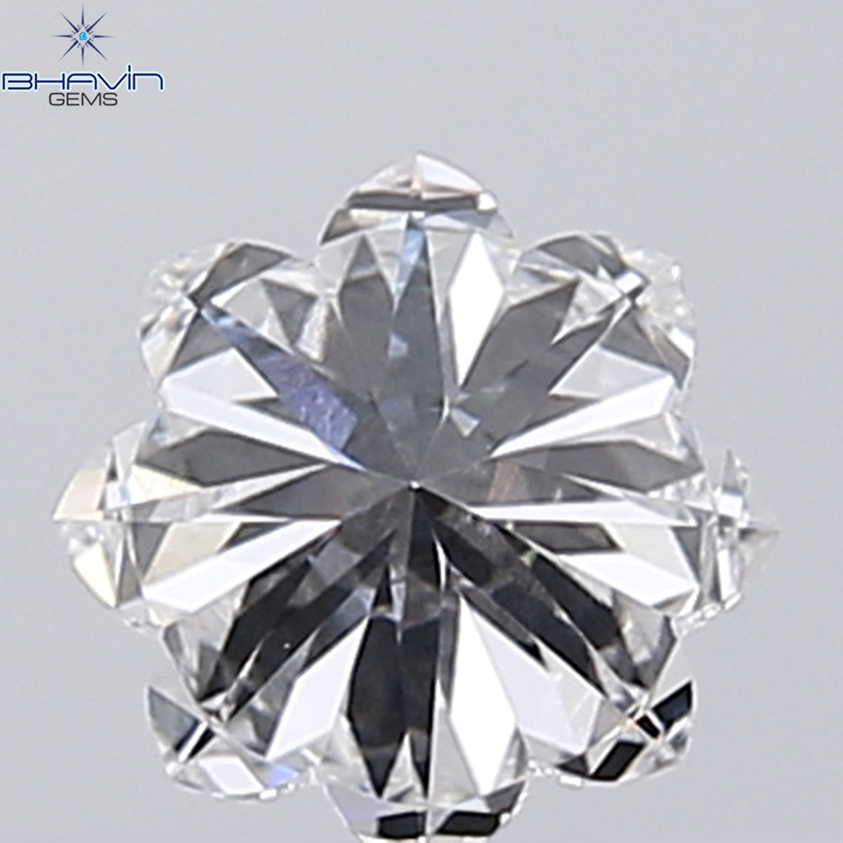 0.18 CT ラウンド ローズ カット シェイプ 天然ダイヤモンド ピンク色 I2 クラリティ (3.86 MM)
