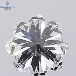 0.18 CT ラウンド ローズ カット シェイプ 天然ダイヤモンド ピンク色 I2 クラリティ (3.86 MM)