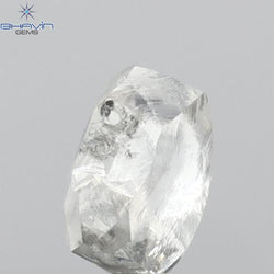 0.51 CT Rough Shape Natural Diamond White Color VS2 Clarity (4.88 MM)