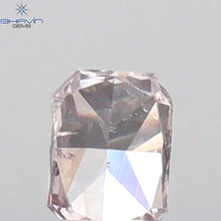 0.08 CT Radiant Shape Natural Diamond Pink Color SI1 Clarity (2.77 MM)