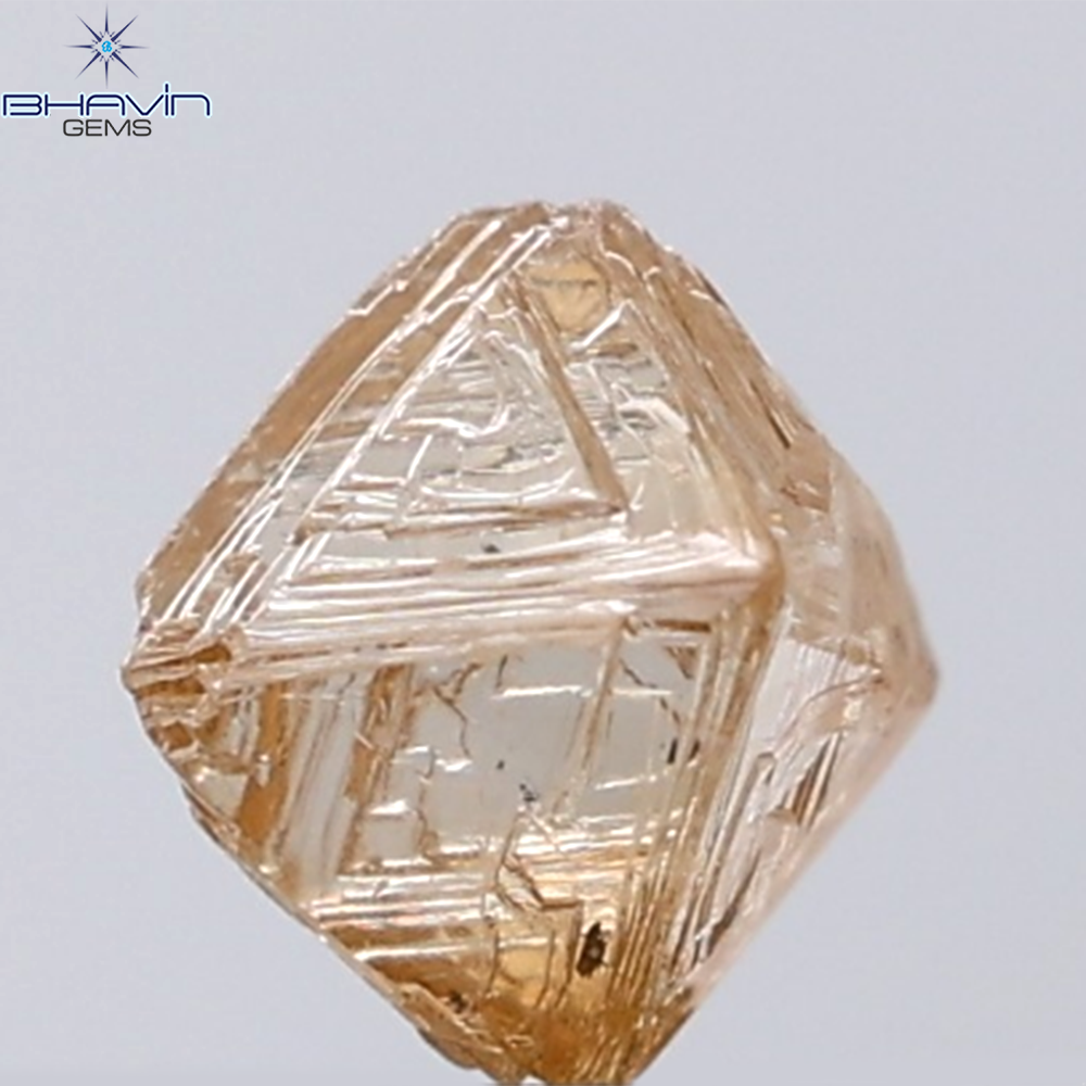 0.90 CT ラフ シェイプ ナチュラル ダイヤモンド ホワイト カラー VS1 クラリティ (5.95 MM)