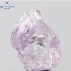 0.54 CT Rough Shape Natural Diamond Pink Color SI1 Clarity (5.36 MM)
