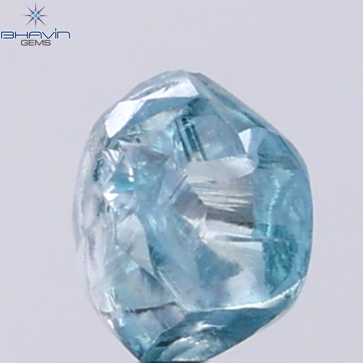 0.49 CT ラフシェイプ ナチュラル ダイヤモンド ピンク色 I3 クラリティ (4.90 MM)