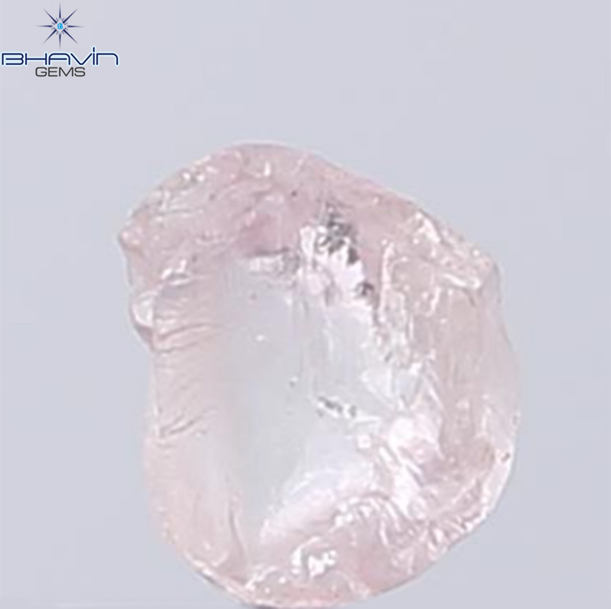 0.40 CT Natural Rough Diamond Pink Color Clarity VS (4.75 MM)