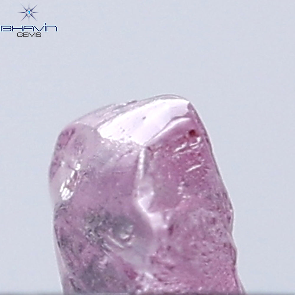 0.07 CT Rough Shape Natural Diamond Pink (Argyle) Color SI1 Clarity (2.64 MM)