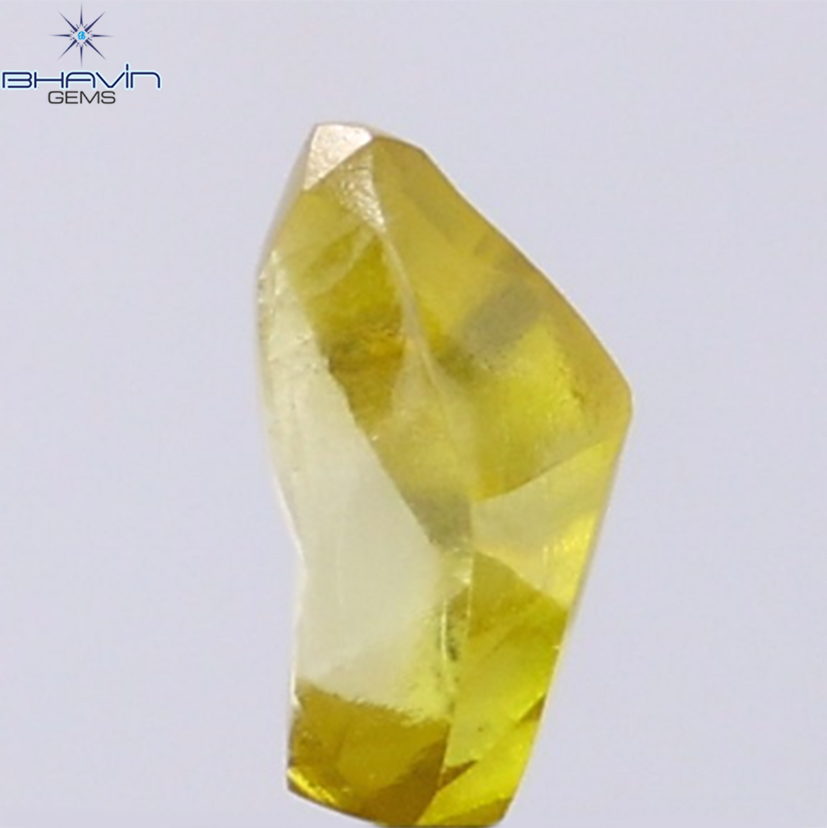 0.49 CT ラフシェイプ ナチュラル ダイヤモンド ピンク色 I3 クラリティ (4.90 MM)