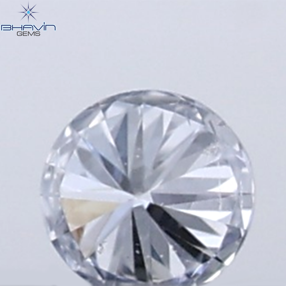 0.02 CT Round Cut Natural Diamond Grey Blue Color VS2 Clarity