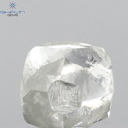 0.49 CT Rough Shape Natural Diamond White Color VS2 Clarity (4.13 MM)