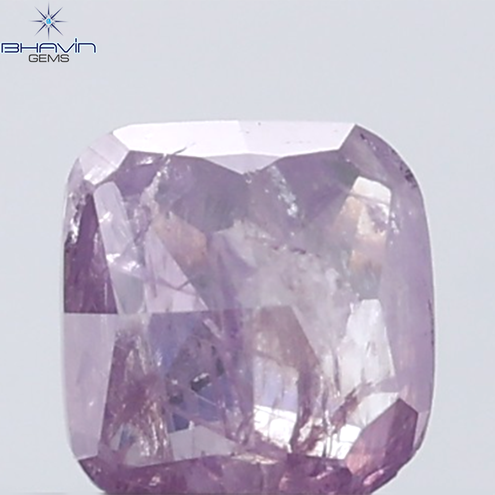 0.36 CT Radiant Diamond Natural Pink Color I3 Clarity (3.92 MM)