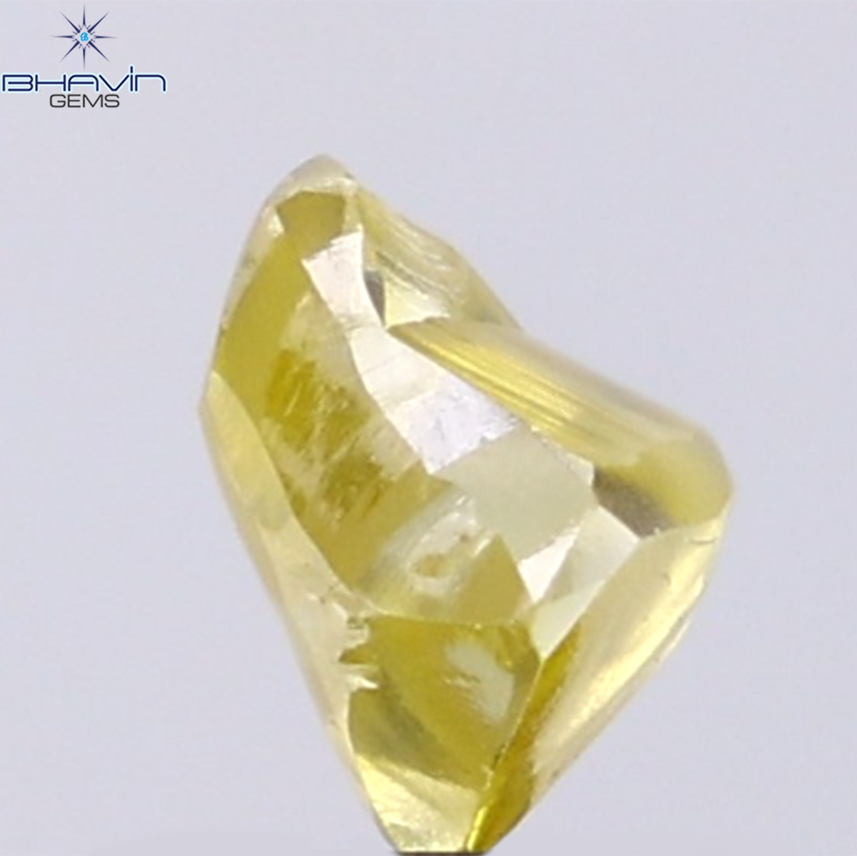 1.19 CT Natural Rough Diamond Enhanced Yellow Color Clarity VS (7.24 MM)