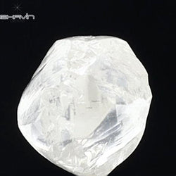 1.21 CT Rough Shape Natural Diamond White Color VS2 Clarity (5.84 MM)