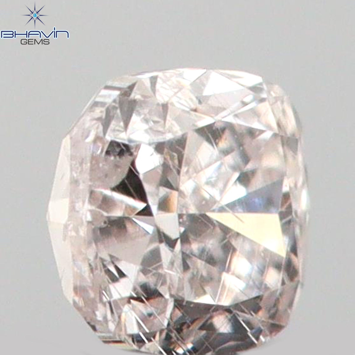 0.09 CT Natural Cushion Diamond Pink Color Clarity SI1 (2.44 MM)