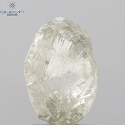 2.22 CT Rough Shape Natural Diamond Yellow Color SI1 Clarity (8.53 MM)