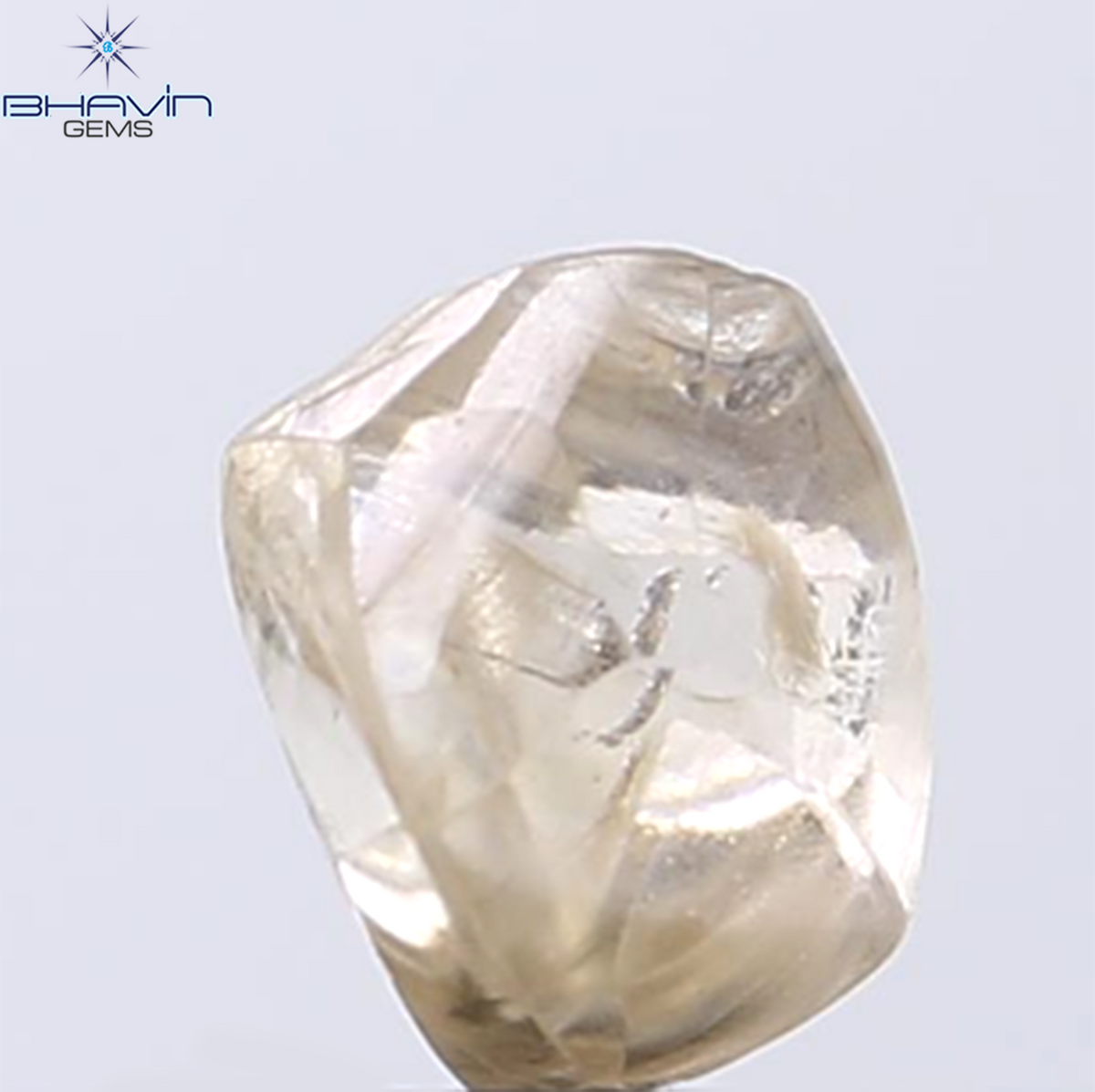 2.17 CT Natural Rough Diamond Brown Color Clarity VS (7.43 MM)