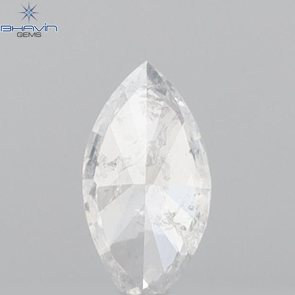 0.19 CT Marquise Shape Natural Diamond White Color I2 Clarity (5.70 MM)