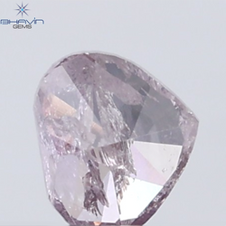 0.23 CT Heart Diamond Natural Pink Color I3 Clarity (4.07 MM)
