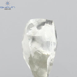0.55 CT Rough Shape Natural Diamond White Color VS2 Clarity (5.46 MM)