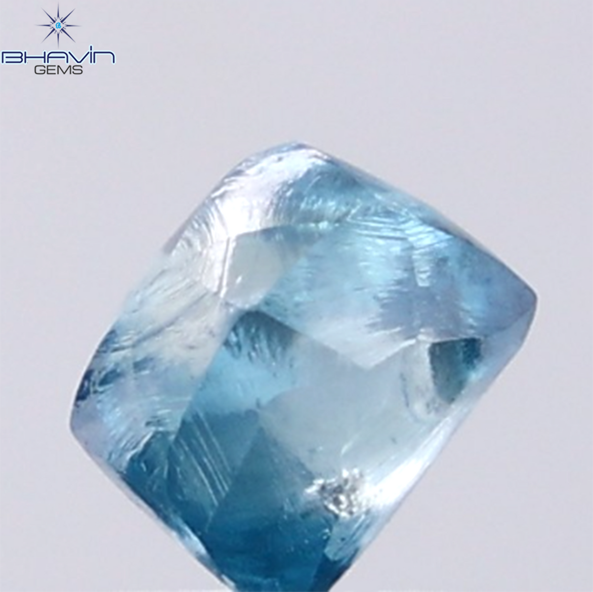 0.49 CT ラフシェイプ ナチュラル ダイヤモンド ピンク色 I3 クラリティ (4.90 MM)
