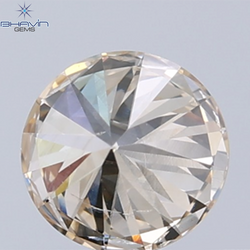 0.45 CT Natural Round Diamond Brown Color Clarity VS2 (4.84 MM)