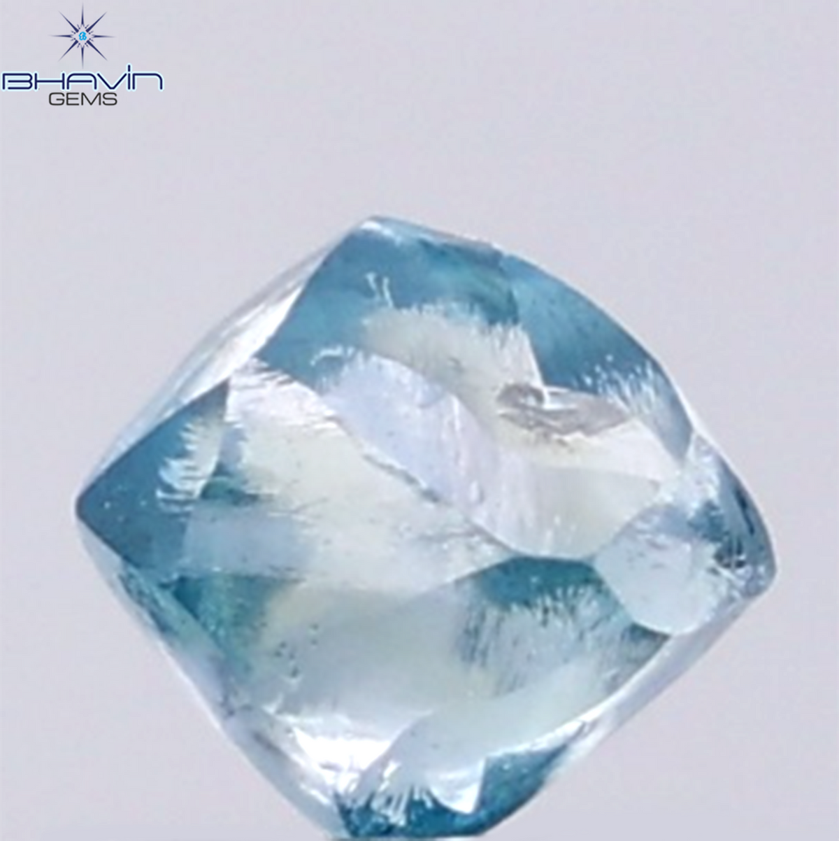0.49 CT ラフシェイプ ナチュラル ダイヤモンド ピンク色 I3 クラリティ (4.90 MM)
