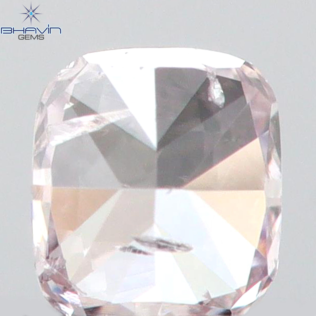0.10 CT Natural Cushion Diamond Pink Color Clarity SI2 (2.80 MM)