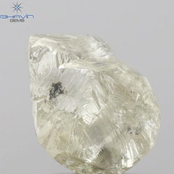2.48 CT Rough Shape Natural Diamond Yellow Color SI1 Clarity (8.20 MM)