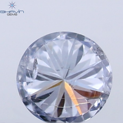 0.18 CT ラウンド ローズ カット シェイプ 天然ダイヤモンド ピンク色 I2 クラリティ (3.86 MM)