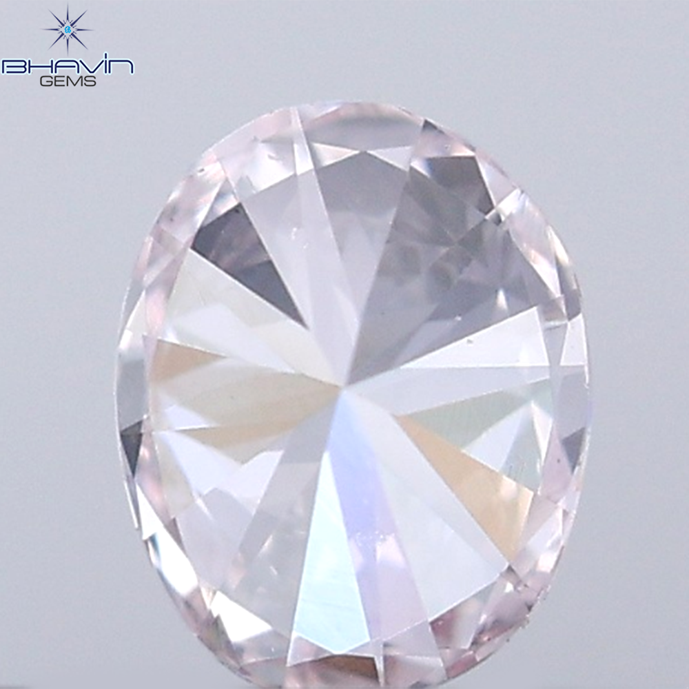 0.07 CT ペアシェイプ 天然ダイヤモンド ピンクカラー SI1 クラリティ (3.52 MM)