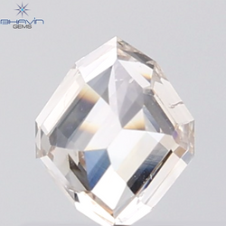1.01 CT Geometric Diamond Natural Brown Color SI Clarity (6.81 MM)