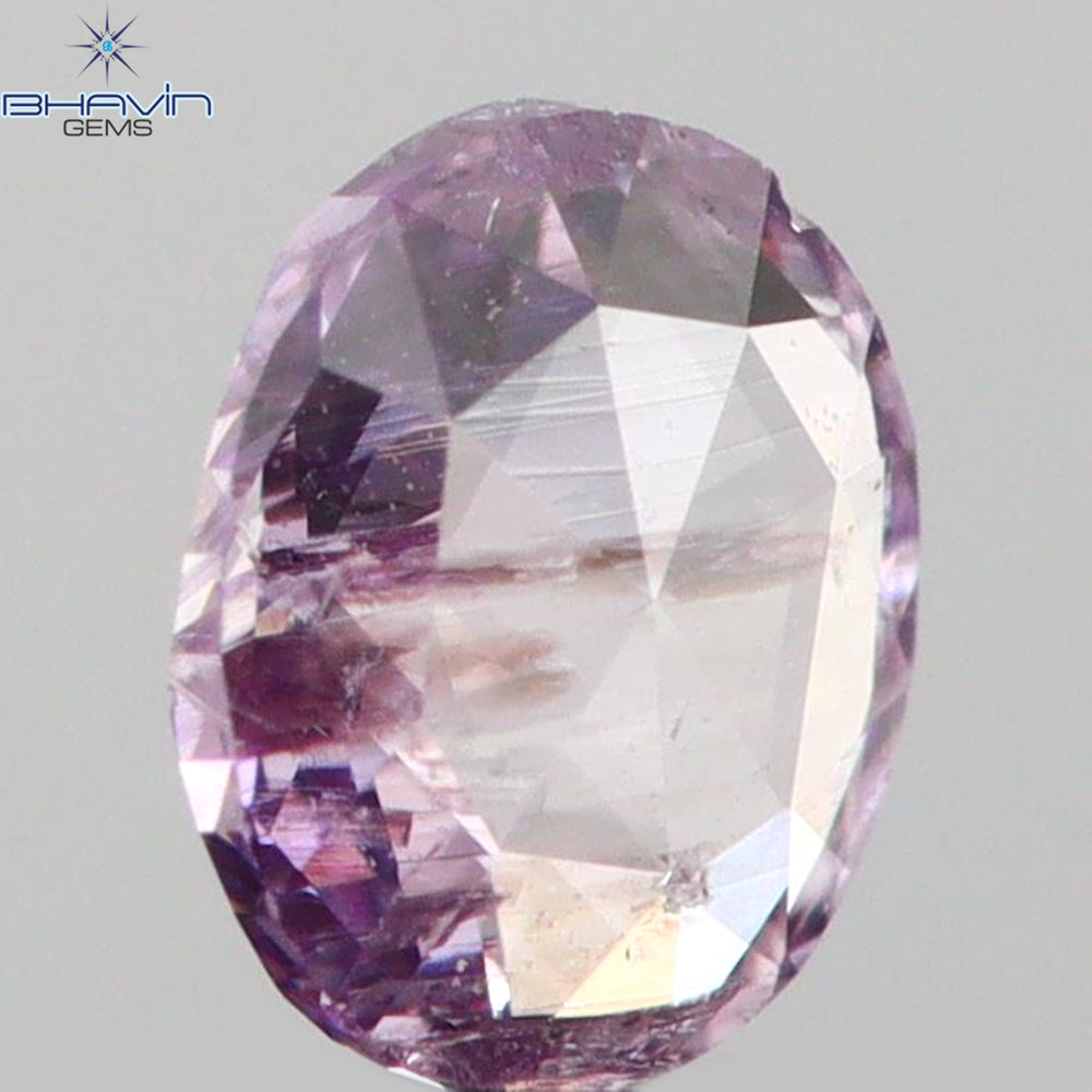 0.11 CT Oval Shape Natural Diamond Pink Color I1 Clarity (3.60 MM)