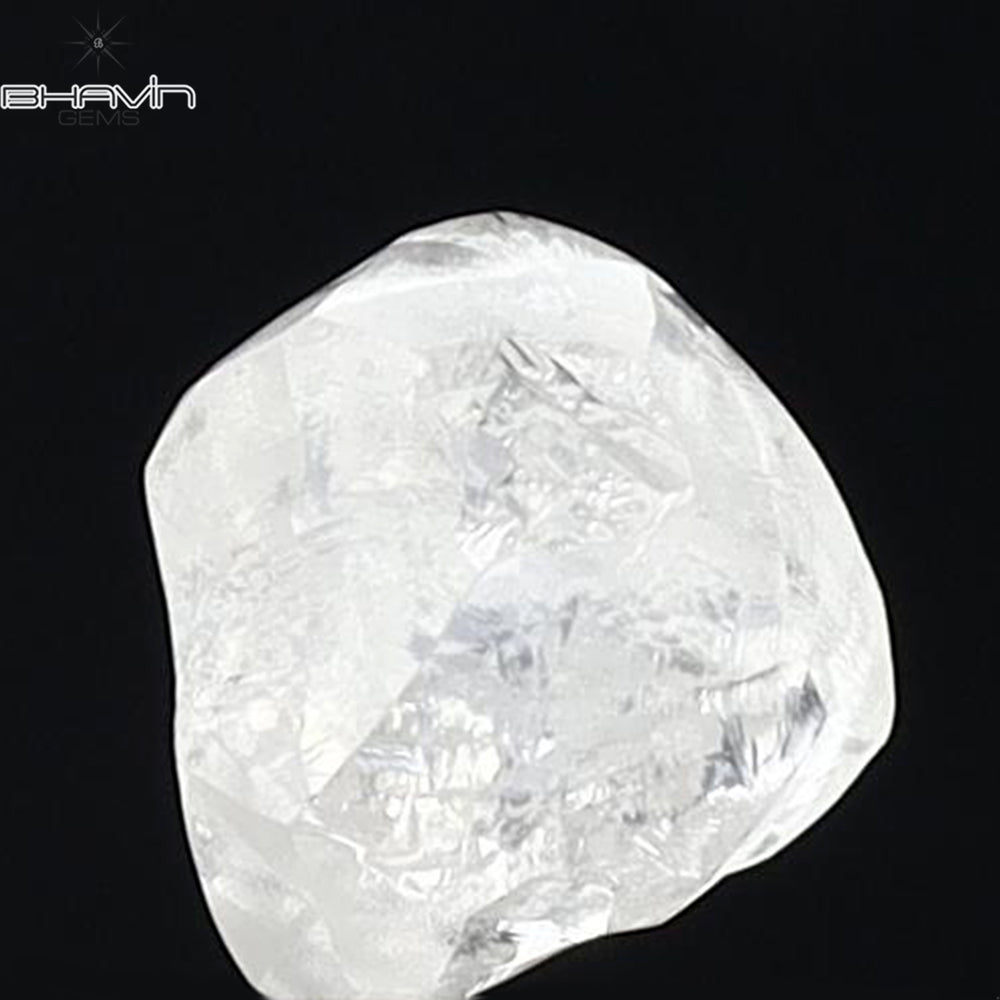 1.04 CT Rough Shape Natural Diamond White Color VS2 Clarity (6.06)