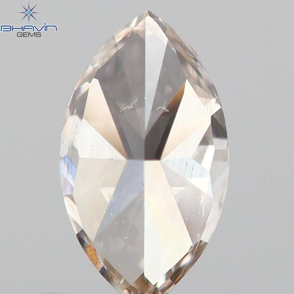 0.16 CT Marquise Shape Natural Loose Diamond Pink Color VS2 Clarity (4.71 MM)