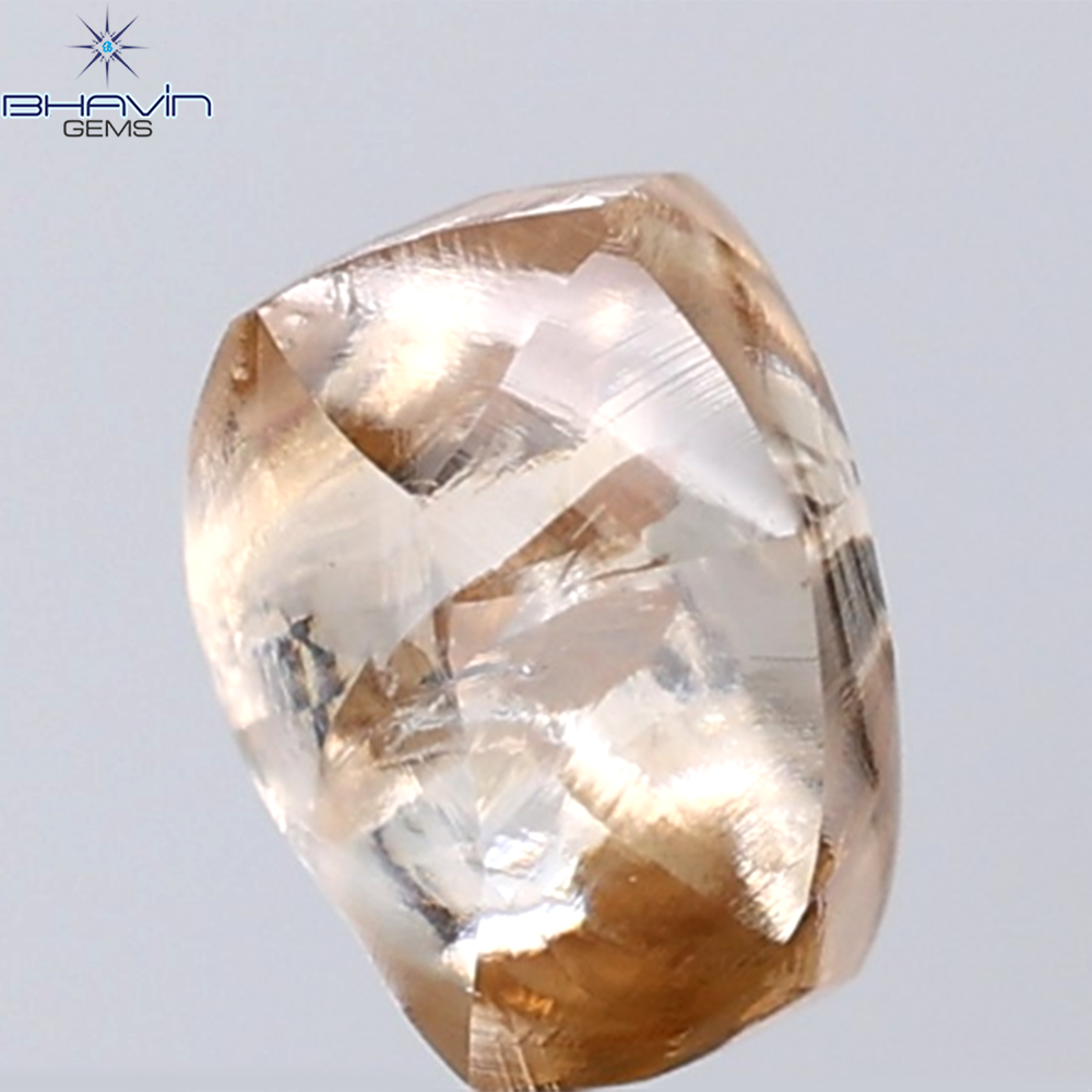 0.90 CT ラフ シェイプ ナチュラル ダイヤモンド ホワイト カラー VS1 クラリティ (5.95 MM)