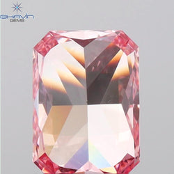 GIA Certified 1.12 CT Radiant Diamond Pink Color Natural Loose Diamond VS1 Clarity (7.04 MM)