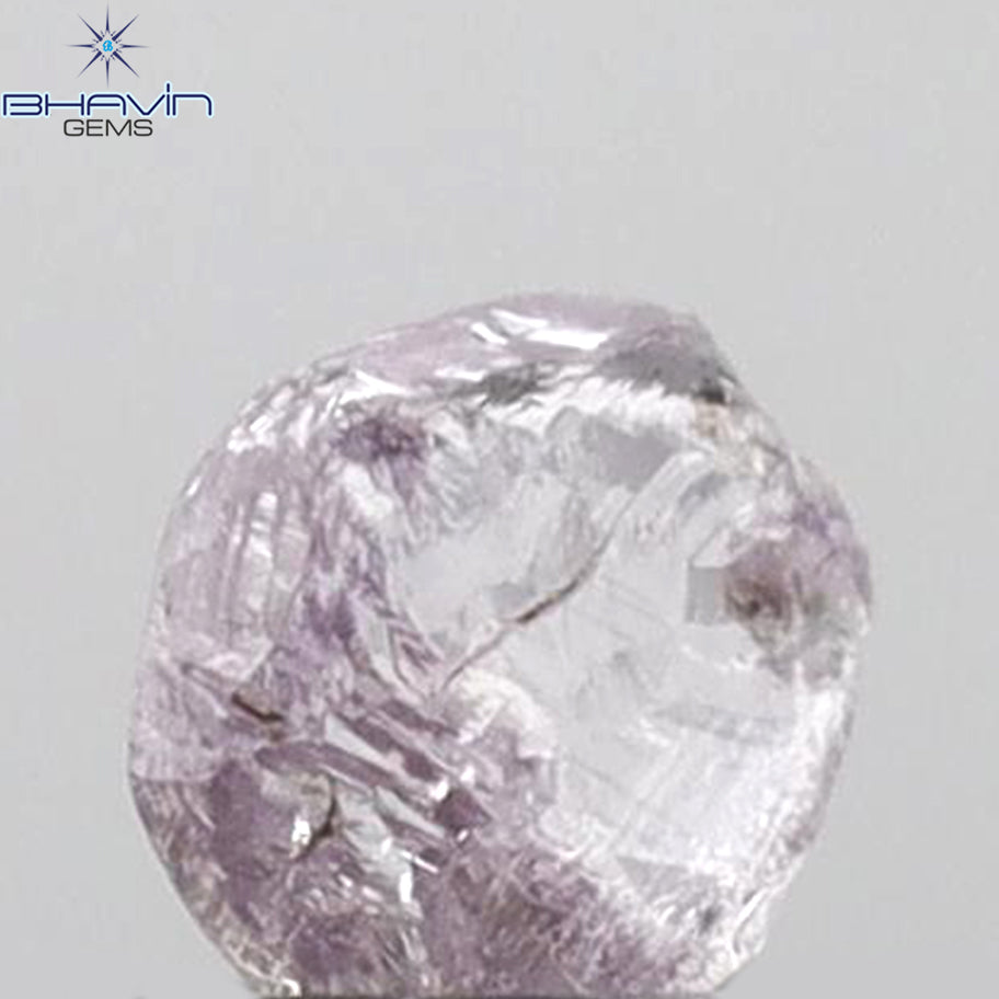 0.18 CT Rough Shape Natural Diamond Pink Color VS2 Clarity (3.83 MM)