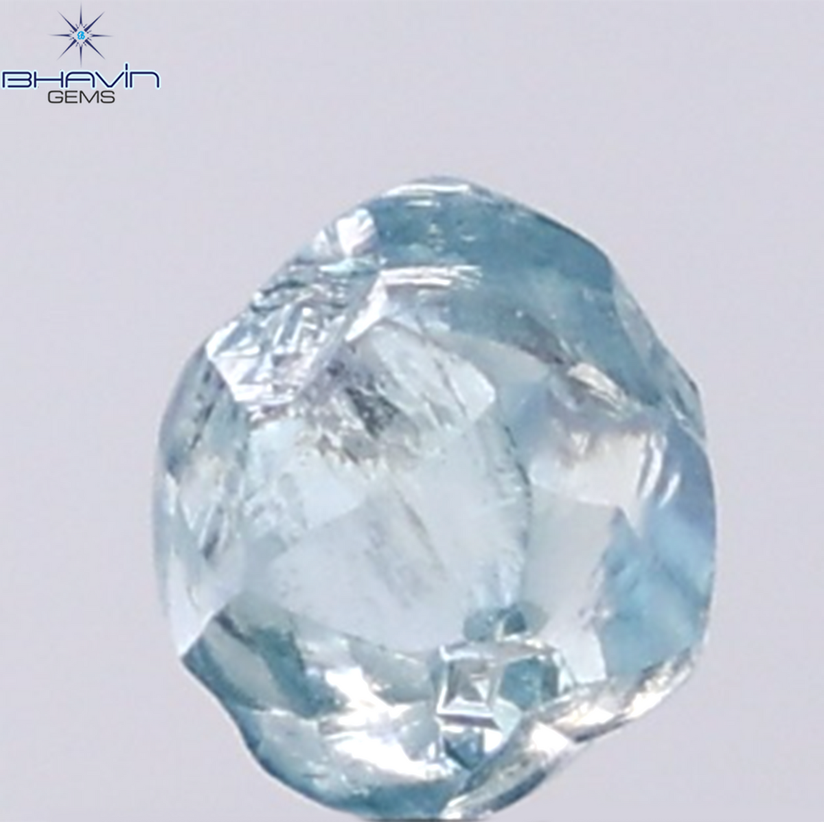 0.49 CT ラフシェイプ ナチュラル ダイヤモンド ピンク色 I3 クラリティ (4.90 MM)