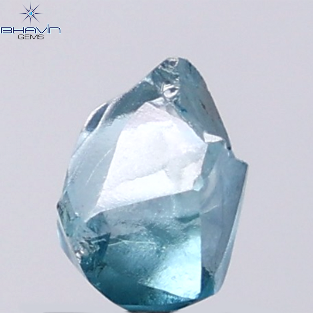 0.49 CT ラフシェイプ ナチュラル ダイヤモンド ピンク色 I3 クラリティ (4.90 MM)