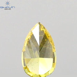 0.16 CT Cushion Shape Natural Loose Diamond Yellow Color VS2 Clarity (2.90 MM)